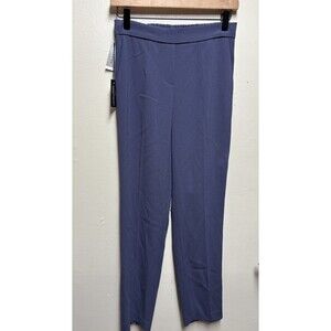 Babaton Slack Pants Women's Size 2 Blue NWT Conan Pleated Work Wear Casual